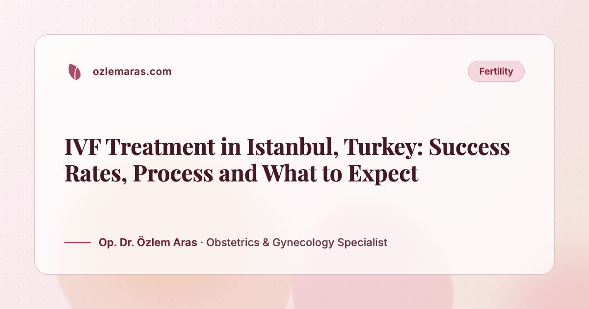 IVF Treatment in Istanbul, Turkey: Success Rates, Process and What to Expect