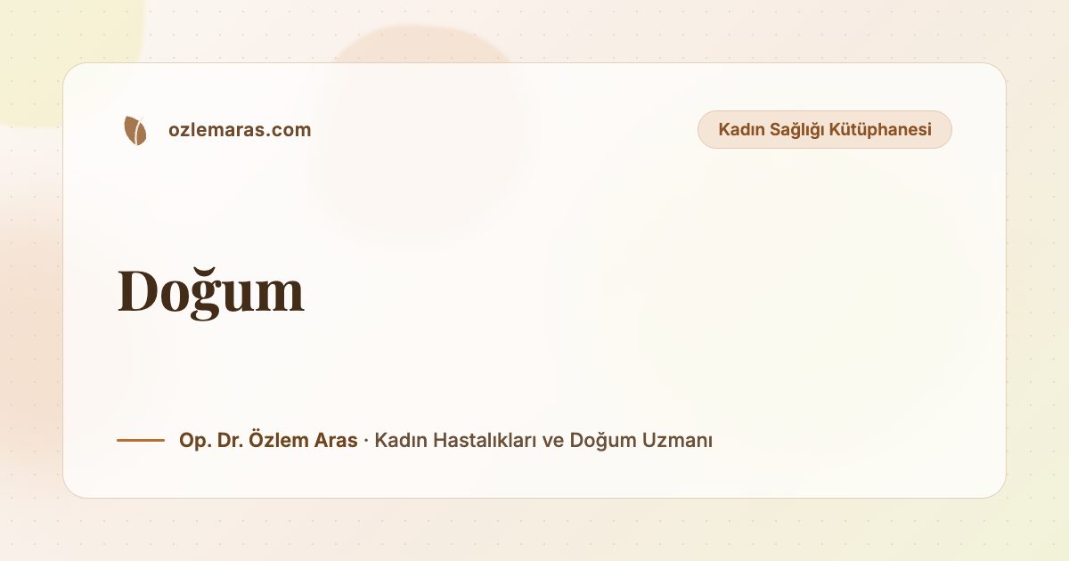 Doğum