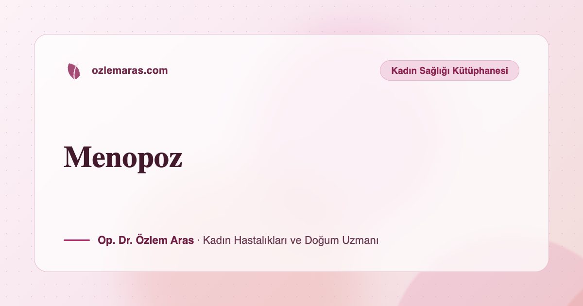 Menopoz